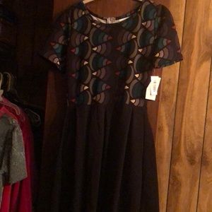 LuLaroe Amelia dress Medium brand new with tags. Never worn